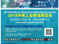 2018華南工業(yè)智造展覽會 - 展會收錄登記表